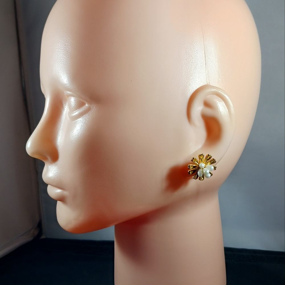 Vintage Gold Tone Earrings